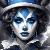 Beautiful Female Clown Diamond Painting