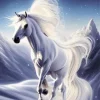 Beautiful White Stallion Diamond Painting