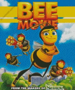 Bee Movie Poster Diamond Painting