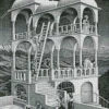 Belvedere By Maurits Cornelis Escher Diamond Painting