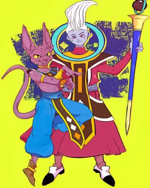 Beerus And Whis Diamond Painting