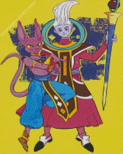 Beerus And Whis Diamond Painting