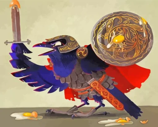 Bird Warrior Diamond Painting