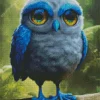 Bird With Big Eyes Diamond Painting