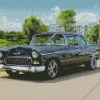 Black 55 Chevy Bel Air Diamond Painting