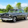 Black 55 Chevy Bel Air Diamond Painting