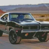 Black 69 Dodge Charger Diamond Painting