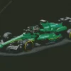 Black And Green F1 Car Diamond Painting