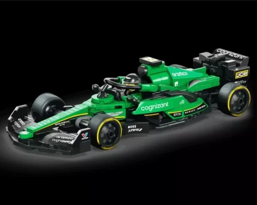 Black And Green F1 Car Diamond Painting