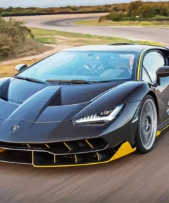 Black And Yellow Lambo Diamond Painting