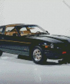 Black Datsun Car Diamond Painting