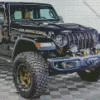 Black Jeep Car Diamond Painting