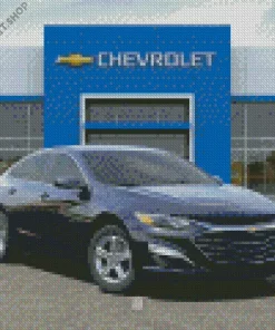 Black Malibu Car Diamond Painting