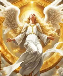 Blonde Angel Diamond Painting