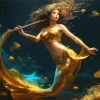 Blonde Mermaid Diamond Painting