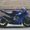 Blue And Purple Motorcycle Diamond Painting