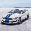 Blue And White Mustang Car Diamond Painting