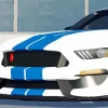 Blue And White Mustang Sport Car Diamond Painting