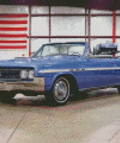 Blue Buick Skylark Diamond Painting