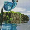 Blue Dodo Bird Diamond Painting