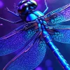 Blue Dragonfly Diamond Painting