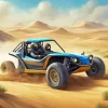 Blue Dune Buggy Diamond Painting