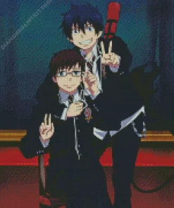 Blue Exorcist Rin And Yukio Diamond Painting