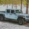 Blue Gray Jeep Car Diamond Painting