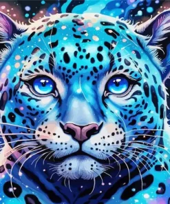 Blue Jaguar Art Diamond Painting