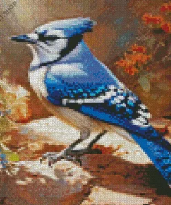 Blue Jay Diamond Painting