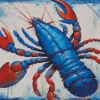 Blue Lobster Art Diamond Painting