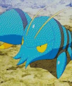 Blue Lobster Pokemon Diamond Painting