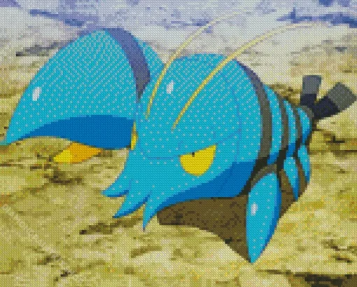 Blue Lobster Pokemon Diamond Painting