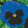 Blue Pansy Flower Diamond Painting