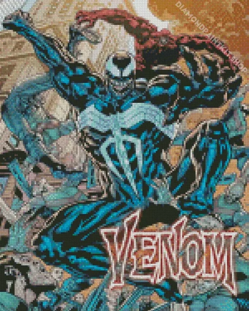 Blue Venom Diamond Painting