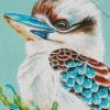 Blue Winged Kookaburra Diamond Painting