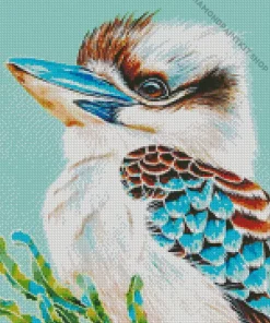 Blue Winged Kookaburra Diamond Painting