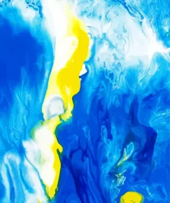 Blue Yellow Art Diamond Painting