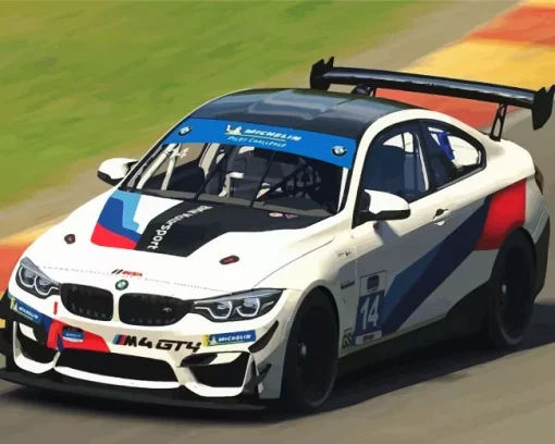 Bmw Race Car Diamond Painting