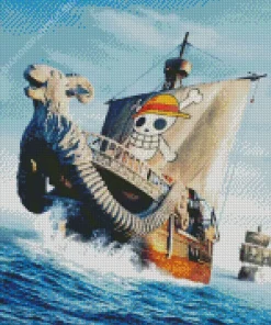 Boat From One Piece Diamond Painting