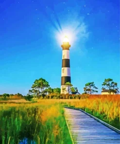 Bodie Island Lighthouse Diamond Painting