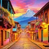 Bogota Colorful Houses Diamond Painting