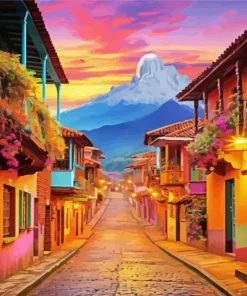 Bogota Colorful Houses Diamond Painting