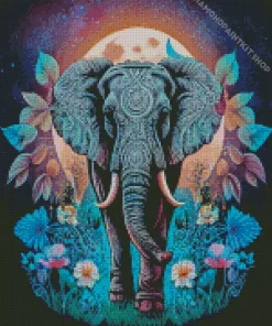 Bohemian Elephant Diamond Painting