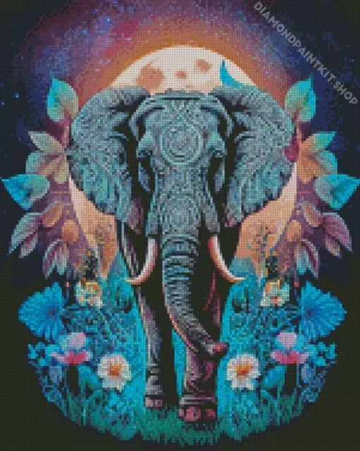 Bohemian Elephant Diamond Painting