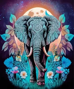 Bohemian Elephant Diamond Painting