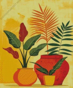 Bohemian Plant Diamond Painting