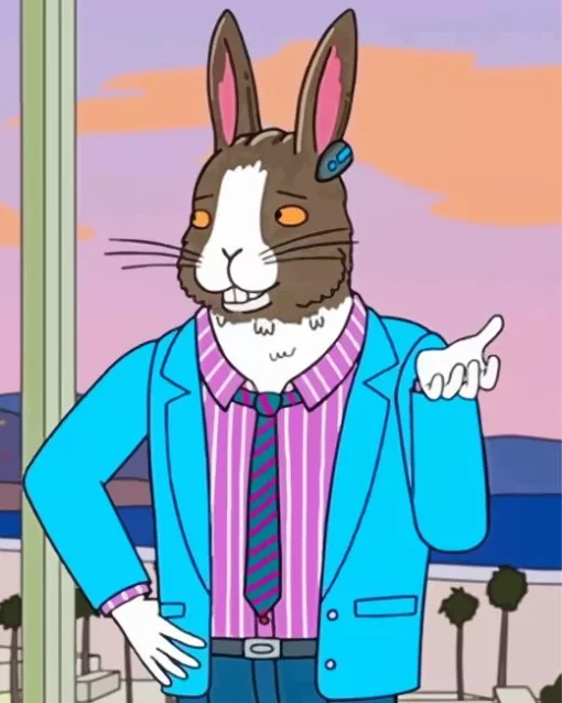 Bojack Horseman Bunny Diamond Painting