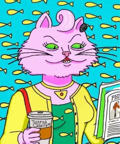 Bojack Horseman Princess Carolyn Diamond Painting