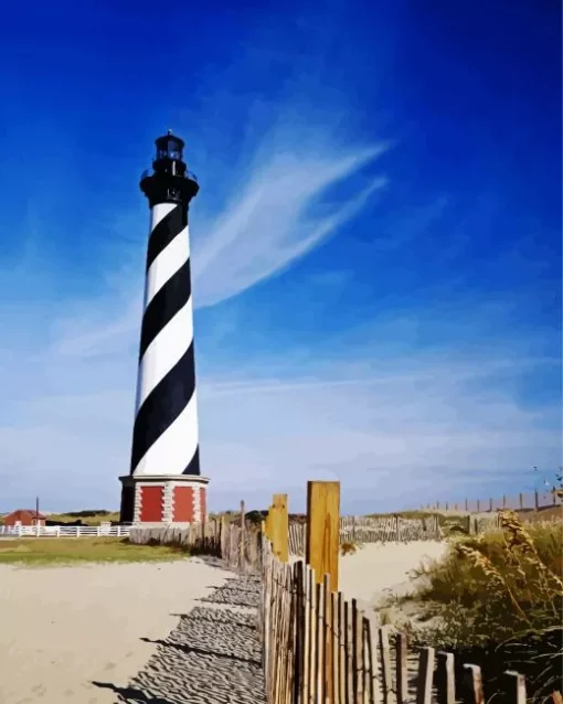 Cape Hatteras Lighthouse Diamond Painting